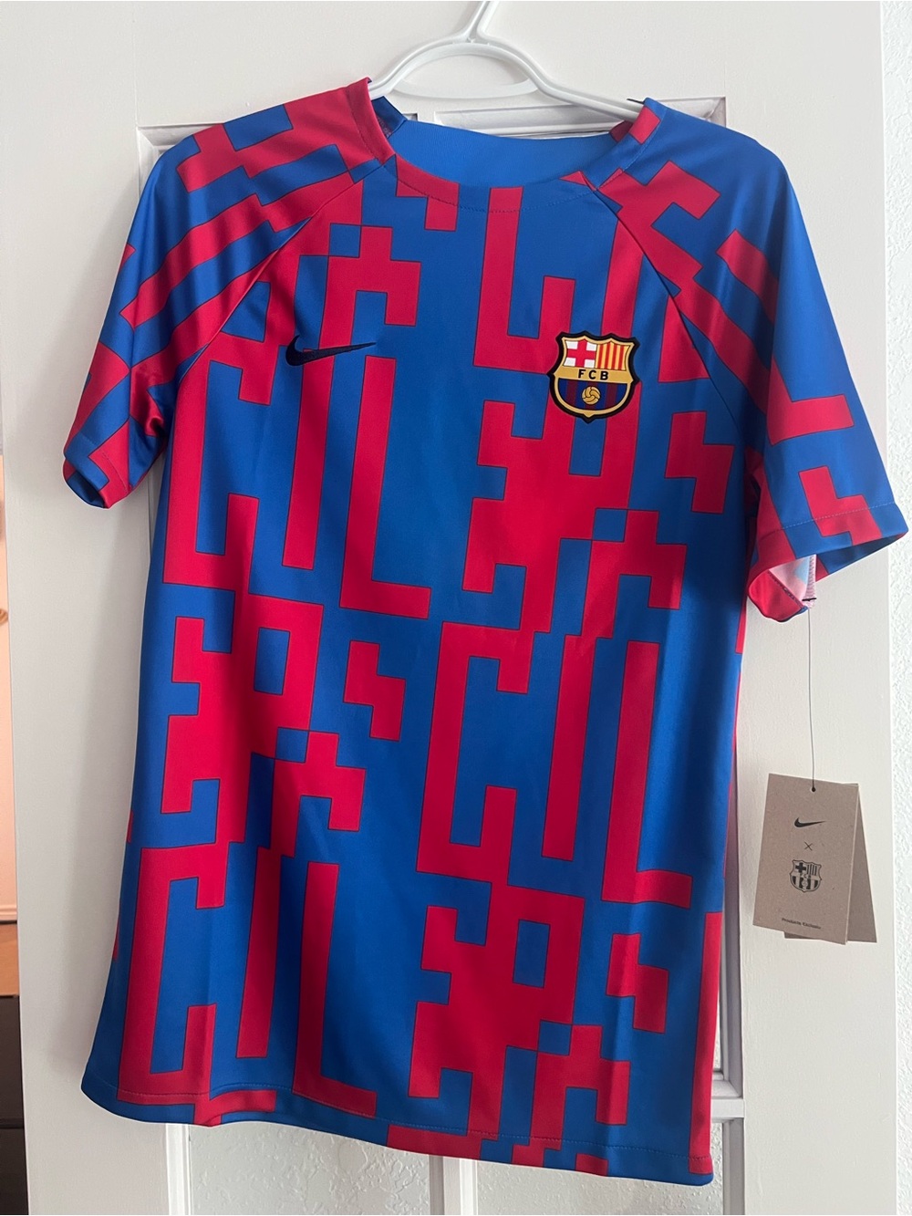 NIKE FC Barcelona Nike Blue & Red Graphic Jersey